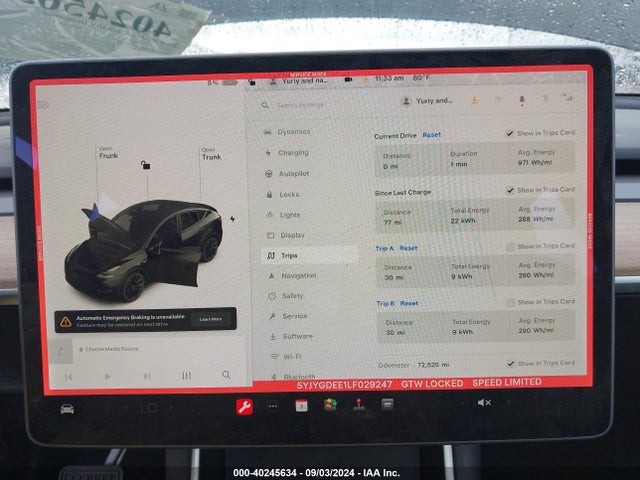 2020 TESLA MODEL Y 5YJYGDEE1LF029247 Photo 6