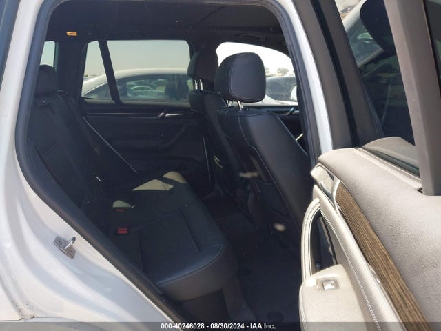 5UXWZ7C33H0V87805 BMW X3 Sdrive28i