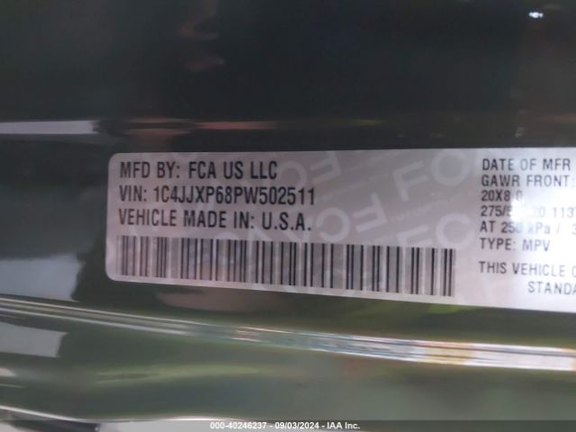 1C4JJXP68PW502511 Jeep Wrangler 4xe Sahara 4x4