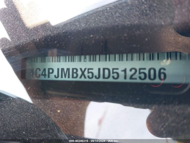 1C4PJMBX5JD512506 Jeep Cherokee Trailhawk 4x4