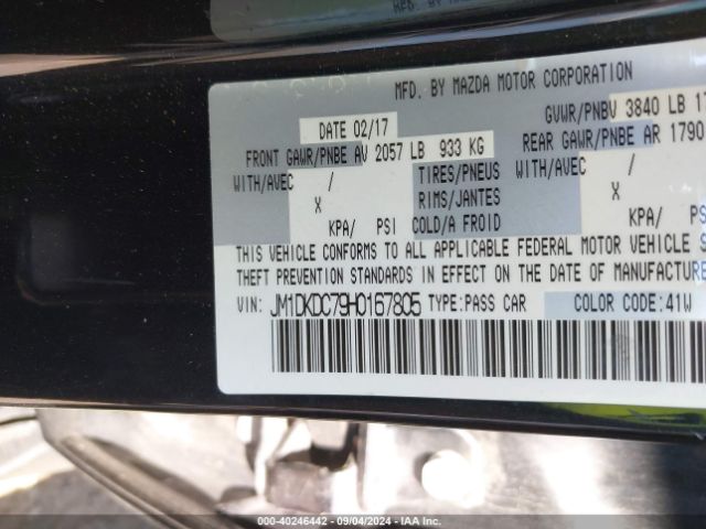 JM1DKDC79H0167805 Mazda Cx-3 Touring