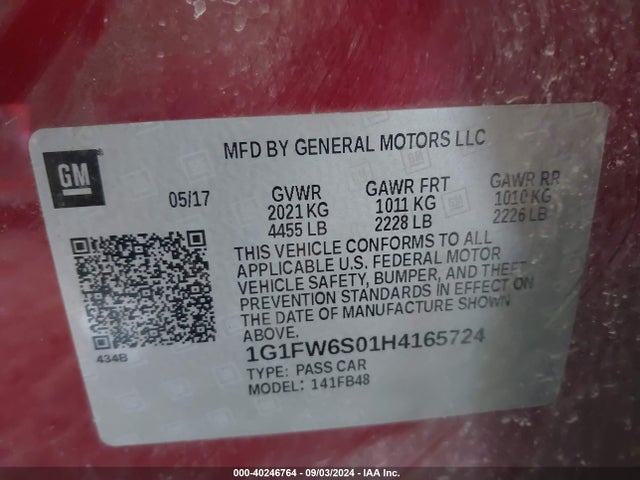 Chevrolet BOLT EV LT 2017 1G1FW6S01H4165724 Image 9
