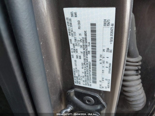 Ford F-150 Xl 2016 1FTEW1EP7GFB84523 Image 9