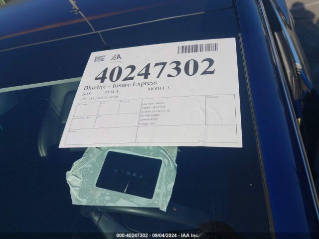 5YJ3E1EB9JF146348 Tesla Model 3 Long Range/performance
