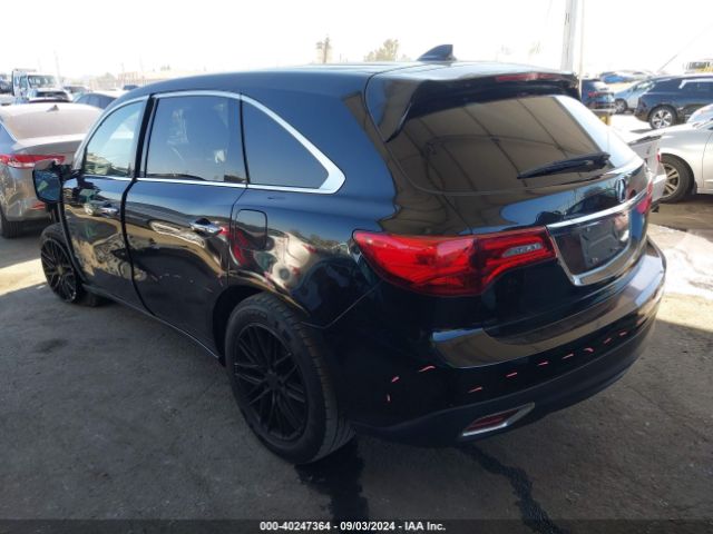 5FRYD3H46FB011500 Acura Mdx Technology Package