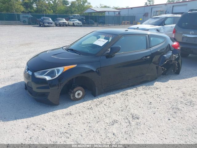 KMHTC6AD0EU210361 Hyundai Veloster Base W/black