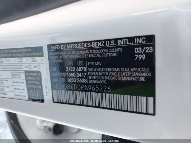 4JGFD8KB0PA965226 Mercedes-Benz Amg Gle 63 Coupe S 4matic