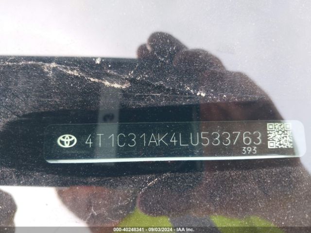 4T1C31AK4LU533763 Toyota Camry Le Hybrid