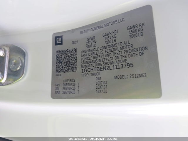 Chevrolet Colorado 4wd  Long Box Wt 2020 1GCHTBEN2L1113795 Image 9