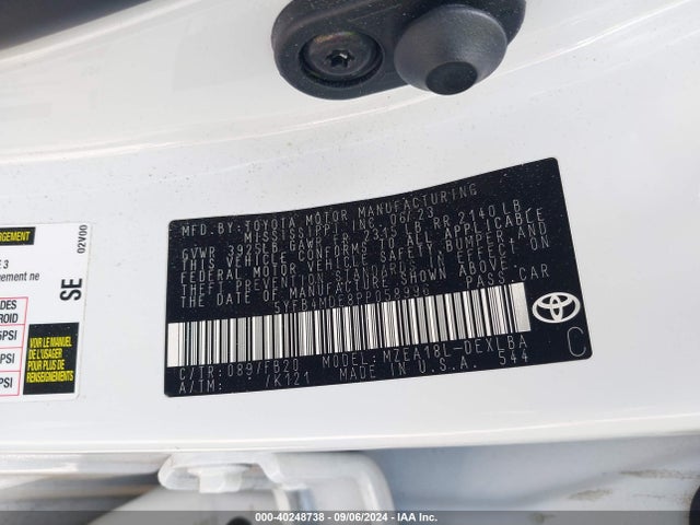 Toyota COROLLA LE 2023 5YFB4MDE8PP058996 Image 9