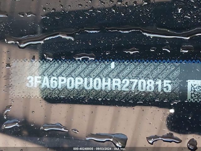3FA6P0PU0HR270815 Ford Fusion Energi Se Luxury