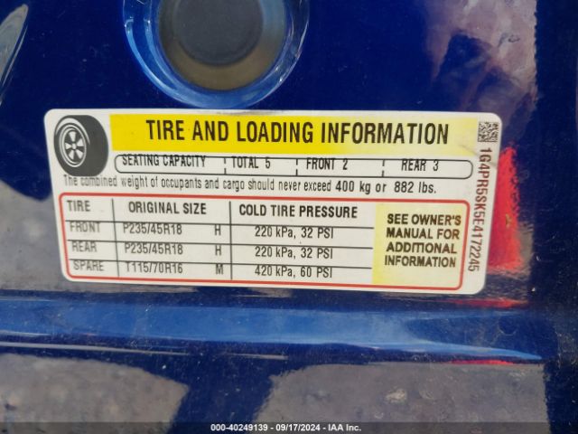 1G4PR5SK5E4172245 Buick Verano Convenience Group