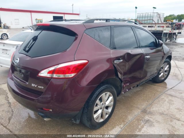 JN8AZ1MW5EW531640 Nissan MURANO SV