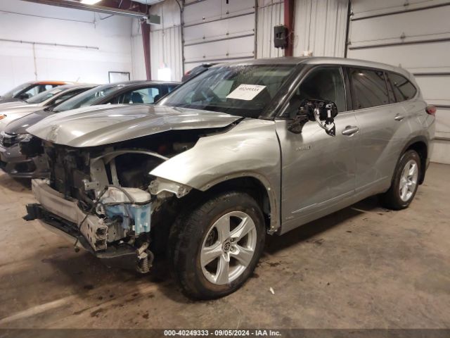 5TDBBRCHXLS504923 Toyota Highlander Hybrid Le