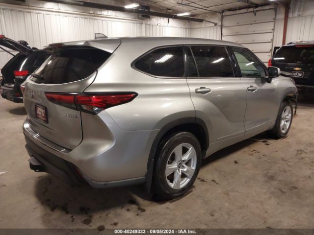 5TDBBRCHXLS504923 Toyota Highlander Hybrid Le