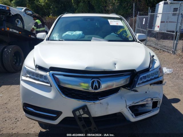 5FRYD4H97GB023318 Acura Mdx Advance   Entertainment Packages/advance Package