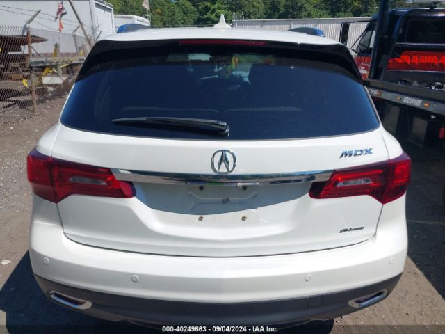 5FRYD4H97GB023318 Acura Mdx Advance   Entertainment Packages/advance Package