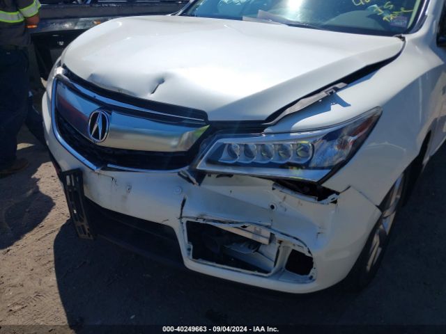 5FRYD4H97GB023318 Acura Mdx Advance   Entertainment Packages/advance Package