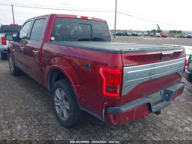 1FTEW1EF1FFB69764 Ford F-150 Platinum
