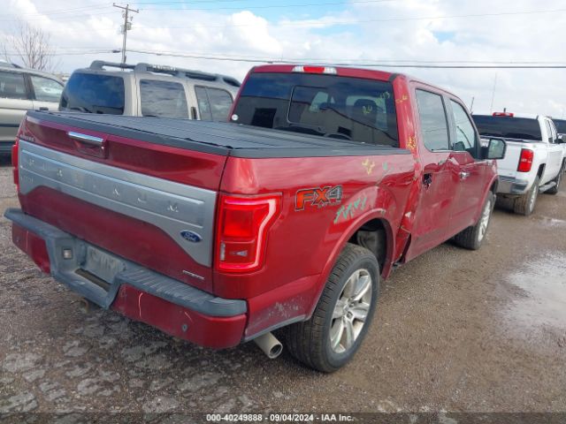 1FTEW1EF1FFB69764 Ford F-150 Platinum