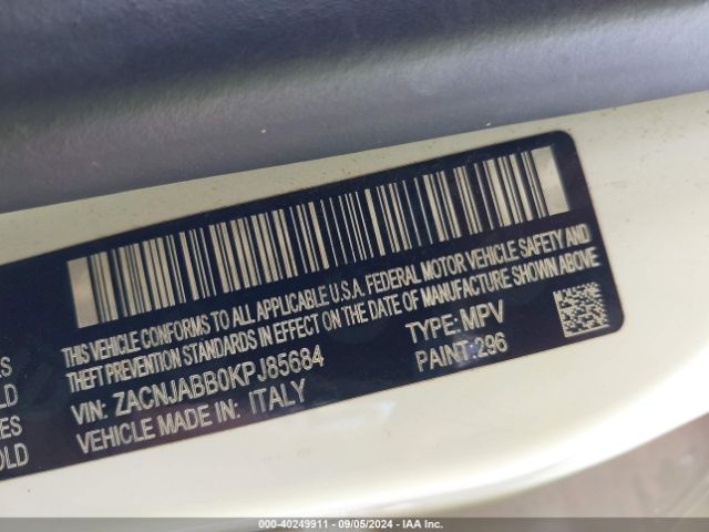 ZACNJABB0KPJ85684 Jeep Renegade Altitude Fwd