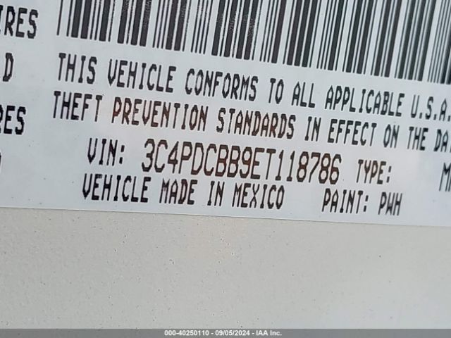 3C4PDCBB9ET118786 Dodge Journey Sxt