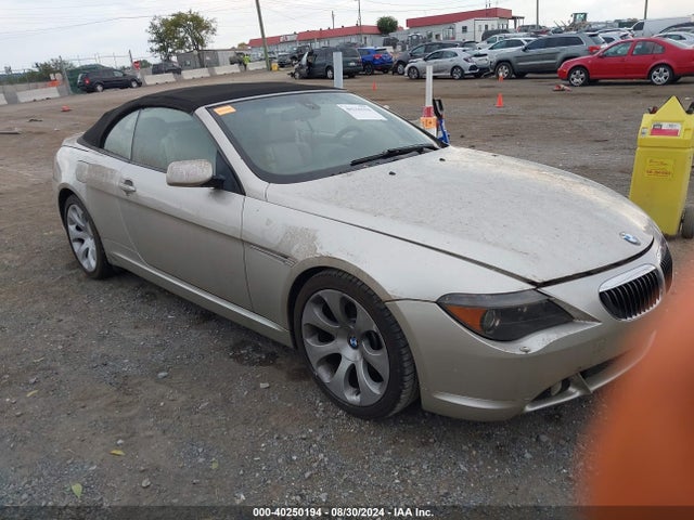 2004 Bmw 645ci მანქანა იყიდება აუქციონზე, vin: WBAEK73404B322023, აუქციონის ნომერი: 40250194