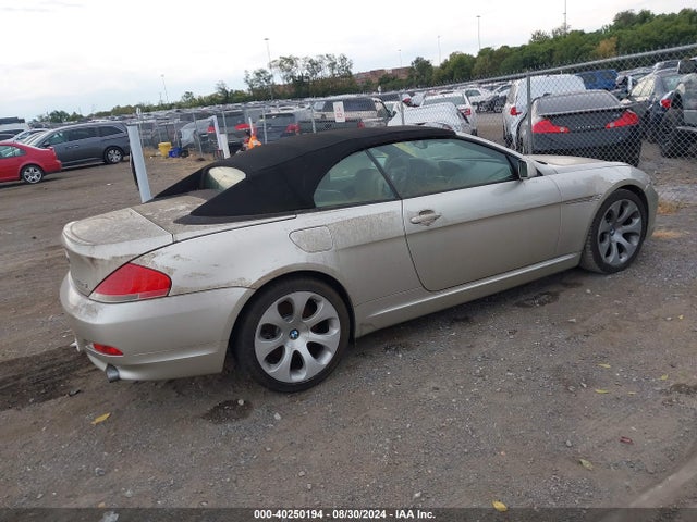 2004 Bmw 645ci მანქანა იყიდება აუქციონზე, vin: WBAEK73404B322023, აუქციონის ნომერი: 40250194