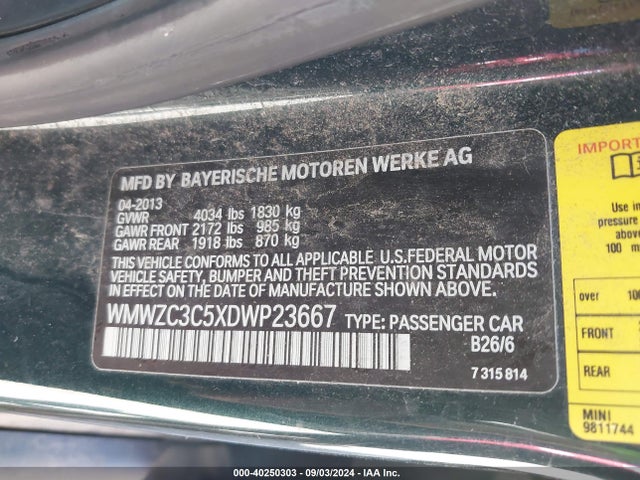 2013 MINI COUNTRYMAN WMWZC3C5XDWP23667 Photo 8