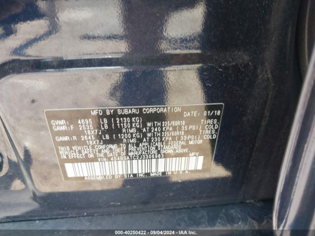 4S4BSATC2J3306983 Subaru Outback 2.5i Touring