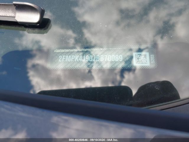 Ford EDGE SEL 2018 2FMPK4J90JBB70089 Image 9