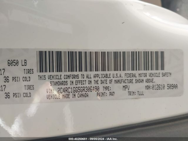 2016 CHRYSLER TOWN & COUNTRY 2C4RC1GG5GR306490 Photo 8