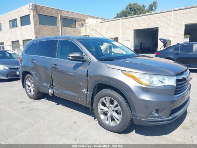 2015 TOYOTA HIGHLANDER 5TDJKRFHXFS137999