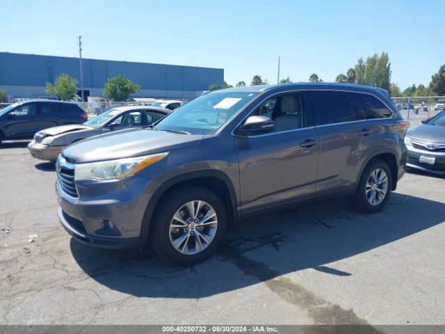 2015 TOYOTA HIGHLANDER 5TDJKRFHXFS137999 Photo 1