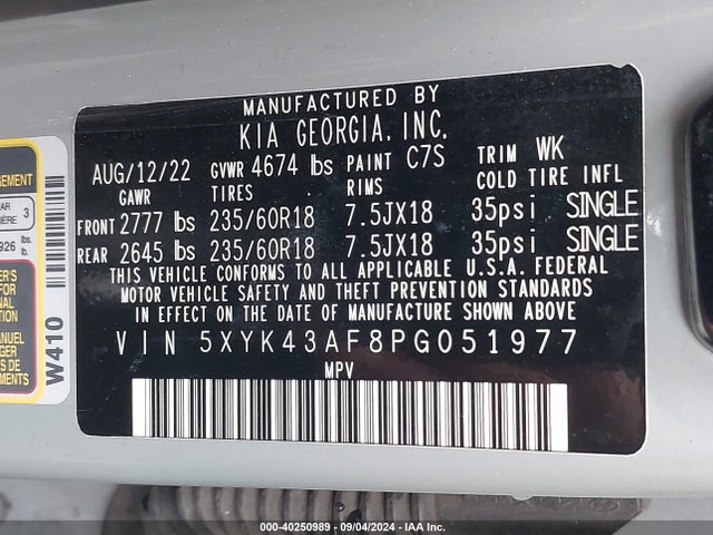 KIA Sportage Sx 2023 5XYK43AF8PG051977 Image 9