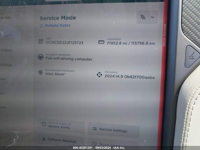 2018 TESLA MODEL X 5YJXCDE22JF125723 Photo 6