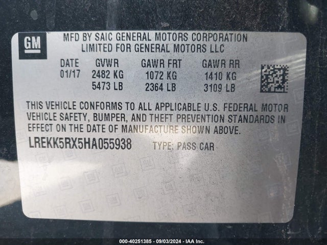 2017 CADILLAC CT6 PLUG-IN LREKK5RX5HA055938 Photo 8