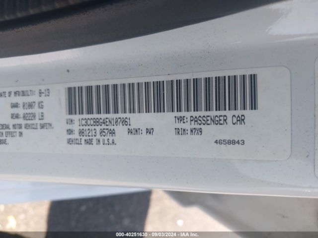 1C3CCBBG4EN107061 Chrysler 200 Touring