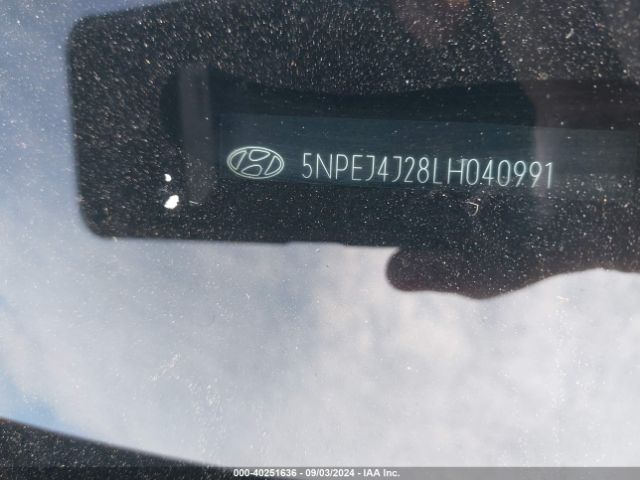 5NPEJ4J28LH040991 Hyundai Sonata Sel Plus