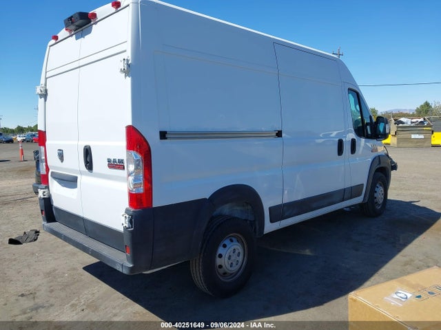 3C6TRVBG4KE562396 RAM Promaster 1500 High Roof 136 Wb