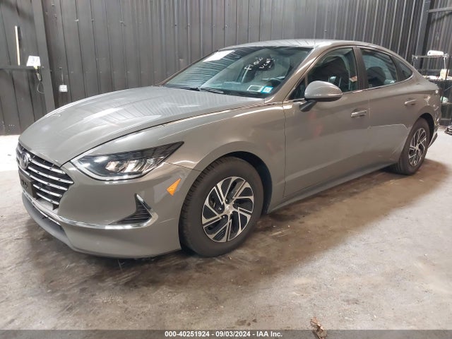 Hyundai Sonata Blue 2021 KMHL24JJ6MA017273 Image 2