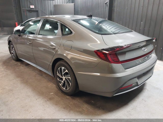 Hyundai Sonata Blue 2021 KMHL24JJ6MA017273 Image 3