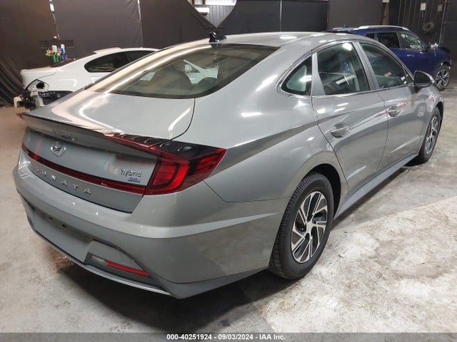 Hyundai Sonata Blue 2021 KMHL24JJ6MA017273 Image 4