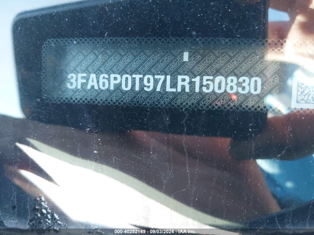 Ford FUSION SE 2020 3FA6P0T97LR150830 Image 9