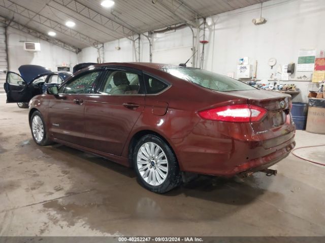 3FA6P0LU4FR204013 Ford Fusion Hybrid Se