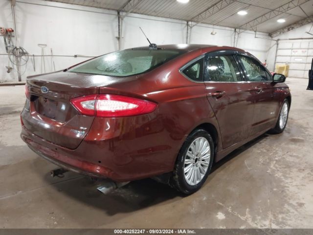 3FA6P0LU4FR204013 Ford Fusion Hybrid Se