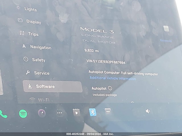 2023 TESLA MODEL 3 5YJ3E1EB2PF667694 Photo 6