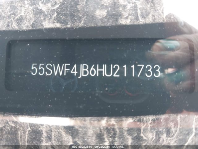 55SWF4JB6HU211733 Mercedes-Benz C 300 Luxury/sport