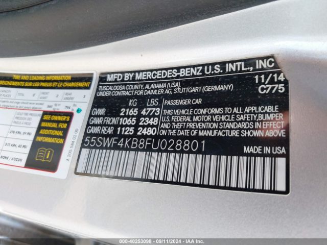 55SWF4KB8FU028801 Mercedes-Benz C 300 4matic/luxury 4matic/sport 4matic