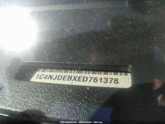 1C4NJDEBXED761378 Jeep Compass Latitude